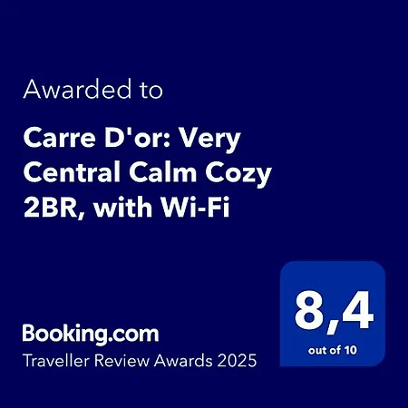 Carre D'or: Very Calm Cozy 2br, With Wi-fi Apartman *